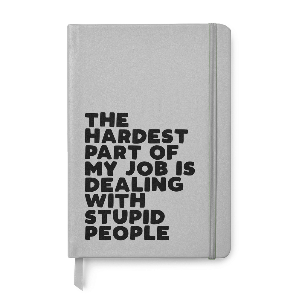 Stupid People Leather Style Notebook #5 image